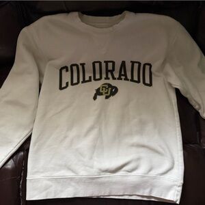 White Mens Small Sweatshirt